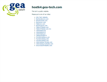 Tablet Screenshot of hostk4.gea-tech.com